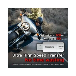 Hot Gigastone 128GB USB 3.1 Type-A Flash Drive, White (GS-U3128GBWH-BC)