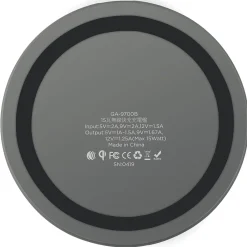 Qi Certified Fast Wireless Charging Pad, Black, (GS-GA-9700B-R)<Gigastone Best