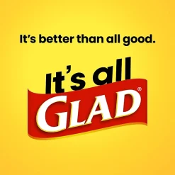 30 Gallon Large Drawstring Trash Bags, 90/Box (78952)<Glad Discount