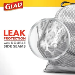 ForceFlex 13-Gallon Scented Kitchen Trash Bag, 0.72 mil, Gain Original, White, 80 Bags/Box (79009)<Glad New