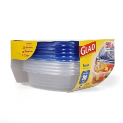 Glad Home Collection Containers, 25 Oz., 5/Pack (79067)