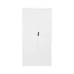 Storage Cabinets*Global 9300 Series 72" Steel Storage Cabinet with 4 Shelves, Designer White (TD9336S72DWT)
