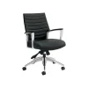 Office Chairs*Global Accord Vinyl Executive Chair, Ink Black (26714ALA16F)