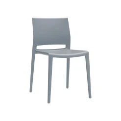 Folding & Stacking*Global Bakhita Polypropylene Banquet/Reception Chair, Alloy 4/Carton (6751ALY)