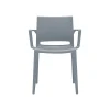 Folding & Stacking*Global Bakhita Polypropylene Banquet/Reception Chair, Alloy, 4/Carton (6750ALY)