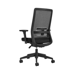 Ergonomic Chairs*Global Factor Mesh Back Fabric Task Chair, Black (55408BKFU85)