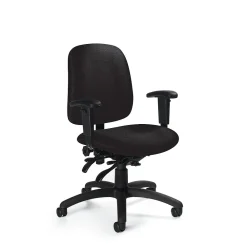 Office Chairs*Global Goal Urban Fabric Low Back Multi Tilter Task Chair, Boardwalk