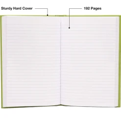 Subject Notebooks|Global Printed Products Tactical Military Notebook, 5.5" x 8", 192 Sheets, Green, 5/Pack (GPP-0117-5)