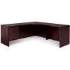 Office Desks*Global Superior BUNDLE13 Workstation, Mahogany