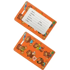 Travergo Bear Luggage Tag, Orange (TR1272)<Go Green Power Clearance