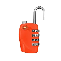 Travergo 4-Digit Combination Lock, Red (TR1140RD)<Go Green Power Discount