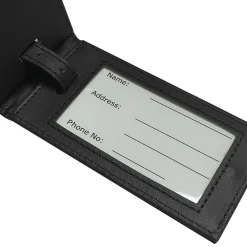 Travergo Luggage Tag, Black (TR1260BK)<Go Green Power Hot