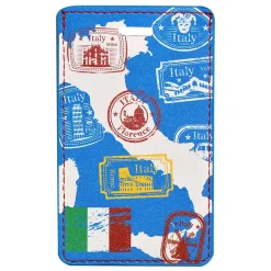 Travergo Map of Italy Luggage Tag, Blue (TR1276)<Go Green Power Hot