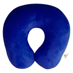 Travergo Polyester Travel Pillow, Blue (TR1020BL)<Go Green Power