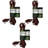 GoGreen Power 15' Extension Cord, 3-Outlet, 16 AWG, Brown (GG-24815-3)