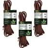 GoGreen Power 12' Extension Cord, 3-Outlet, 16 AWG, Brown (GG-24812-3)