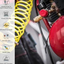 GoGreen Power 25' Indoor/Outdoor Extension Cord, 14 AWG, Black (GG-13825BK)