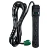 GoGreen Power 6 Outlet Surge Protectors, 6' Cord, Black (GG-16106MSBK)