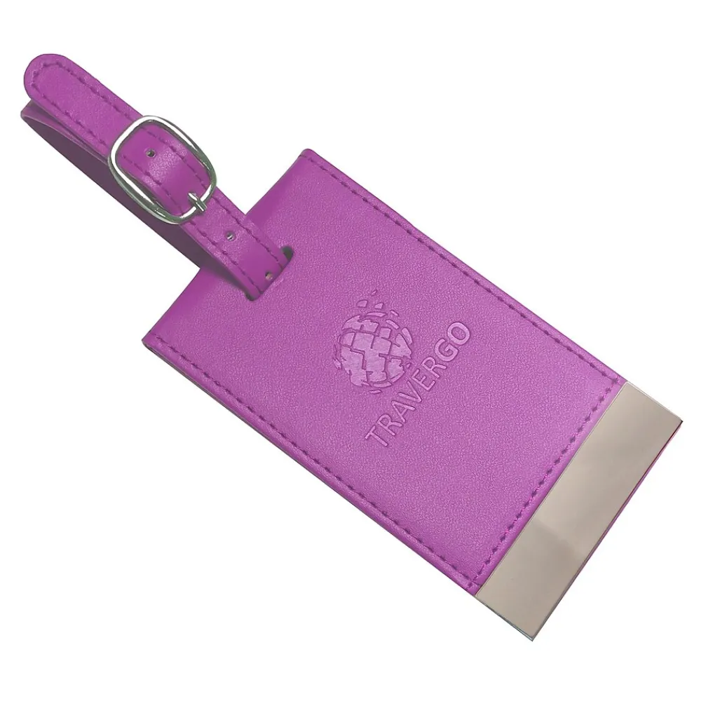 Travergo Luggage Tag, Purple (TR1260PR)<GoGreen Power Best