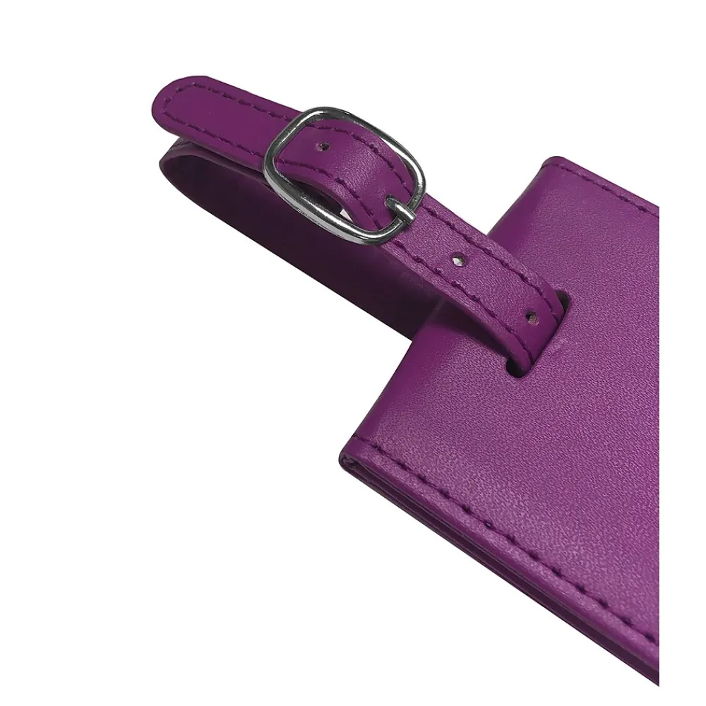 Travergo Luggage Tag, Purple (TR1260PR)<GoGreen Power Best