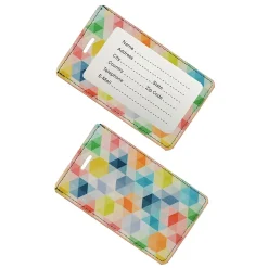 Travergo Mosaic Luggage Tag, Multicolored (TR1282)<GoGreen Power Clearance