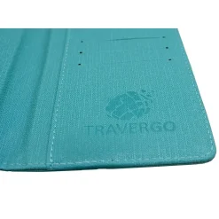Travergo Passport Holder, Blue (TR1220BL)<GoGreen Power Discount