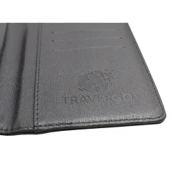 Travergo Passport Holder, Black (TR1220BK)<GoGreen Power Clearance
