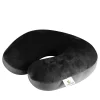 Travergo Polyester Travel Pillow, Black (TR1020BK)<GoGreen Power Online