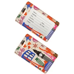 Travergo World Attractions Luggage Tag, Multicolor (TR1274)<GoGreen Power New