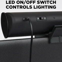 Hot Gogroove SonaVERSE Clip-on USB-A Stereo Speaker with LEDs, Red (GGSVUSB200RDWS)