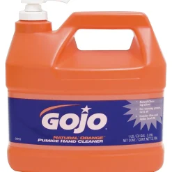 Natural Orange Liquid Hand Soap, Orange Citrus Scent, 128 oz. (0955-04)<GOJO Best