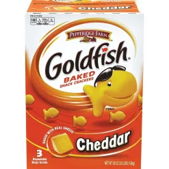 Goldfish Cheddar Crackers, 58 oz., 3 Packs/Box (220-00430)
