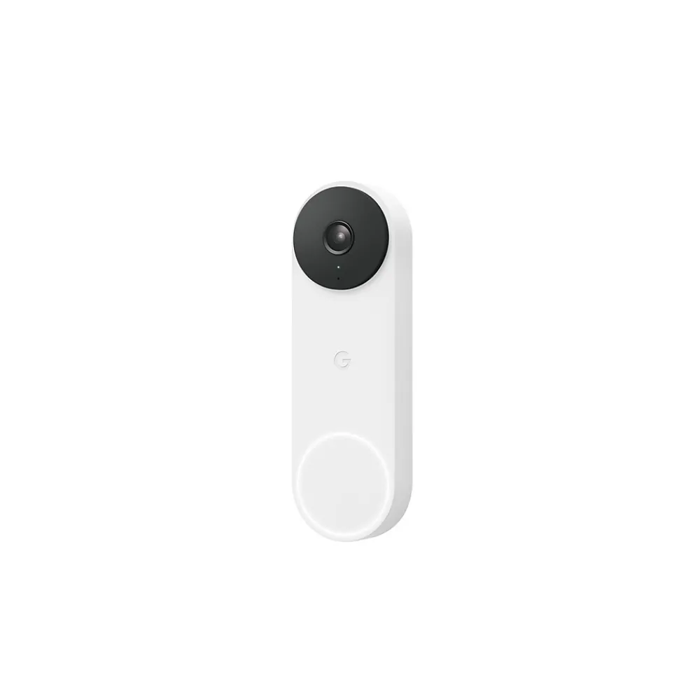 Google Nest Wired Smart Video Doorbell Security Camera, White (6747117)