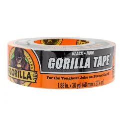 Outlet Gorilla Duct Tape, 1.88" x 30 yds., Black (105629)
