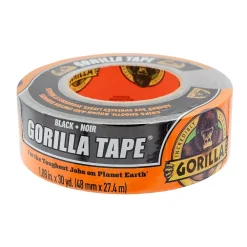 Outlet Gorilla Duct Tape, 1.88" x 30 yds., Black (105629)