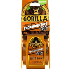 Online Gorilla Heavy Duty Tough & Wide Packaging Tape with Dispenser, 2.88" x 20 yds., Clear (6020001)