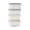 Lunch Totes & Water Bottles|Gourmet Kitchen Snack Containers, Assorted Colors, 4/Set (335271)