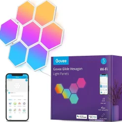 Govee Glide Hexa Multicolor LED Light Panels (B6061A02)