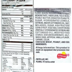 Grandma's Homestyle Peanut Butter Cookies, 2.5 oz., 60 Packs/Box (FRI45091)