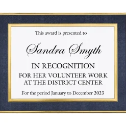 Awards & Certificates*Great Papers Certificates, 8.5