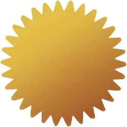 Awards & Certificates*Great Papers ! Gold Certificate Seal, 100/Pack (901200PK2)