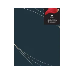 Awards & Certificates*Great Papers Petal Touch Certificate Holders, 9.34" x 12", Midnight Blue, 5/Pack (2019001)