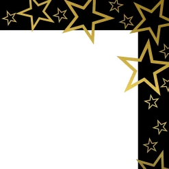 Awards & Certificates*Great Papers Star Search Certificates, 8.5" x 11", White/Black/Gold, 15/Pack (2020001)