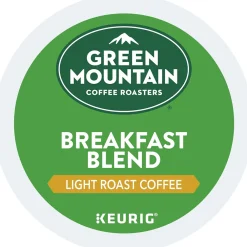 Green Mountain Breakfast Blend Coffee Keurig® K-Cup® Pods, Light Roast, 24/Box (5000330085)