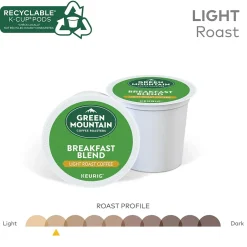 Green Mountain Breakfast Blend Coffee Keurig® K-Cup® Pods, Light Roast, 96/Carton (6520)