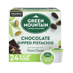 Green Mountain Coffee Roasters Chocolate Dipped Pistachio Coffee Keurig® K-Cup® Pods, 24/Box (5000378228)
