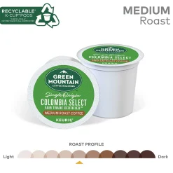 Green Mountain Colombia Select Coffee Keurig® K-Cup® Pods, Medium Roast, 24/Box (6003)