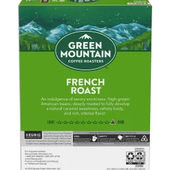 Green Mountain French Roast Coffee Keurig® K-Cup® Pods, Dark Roast, 24/Box (6694)