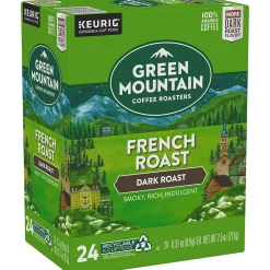Green Mountain French Roast Coffee Keurig® K-Cup® Pods, Dark Roast, 96/Carton (6694)