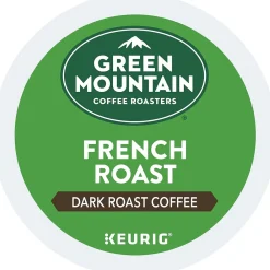 Green Mountain French Roast Coffee Keurig® K-Cup® Pods, Dark Roast, 96/Carton (6694)
